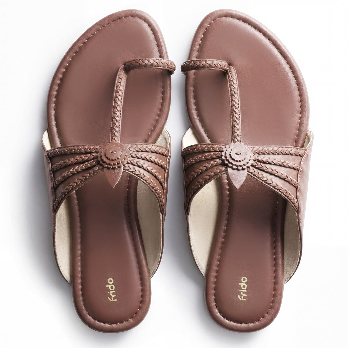 Frido Women's Ethnic Comfort Flat Sandal