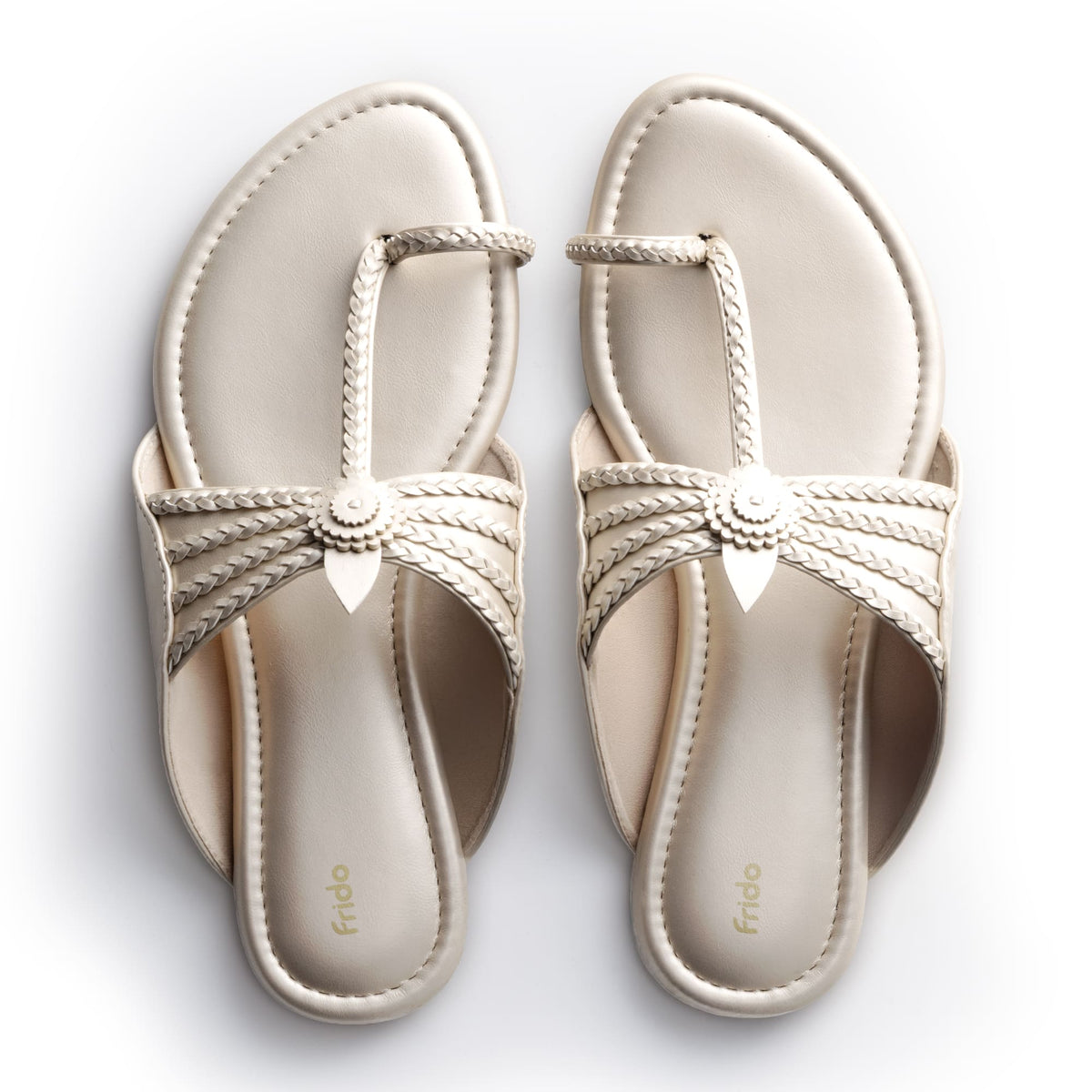 Frido Women's Ethnic Comfort Flat Sandal