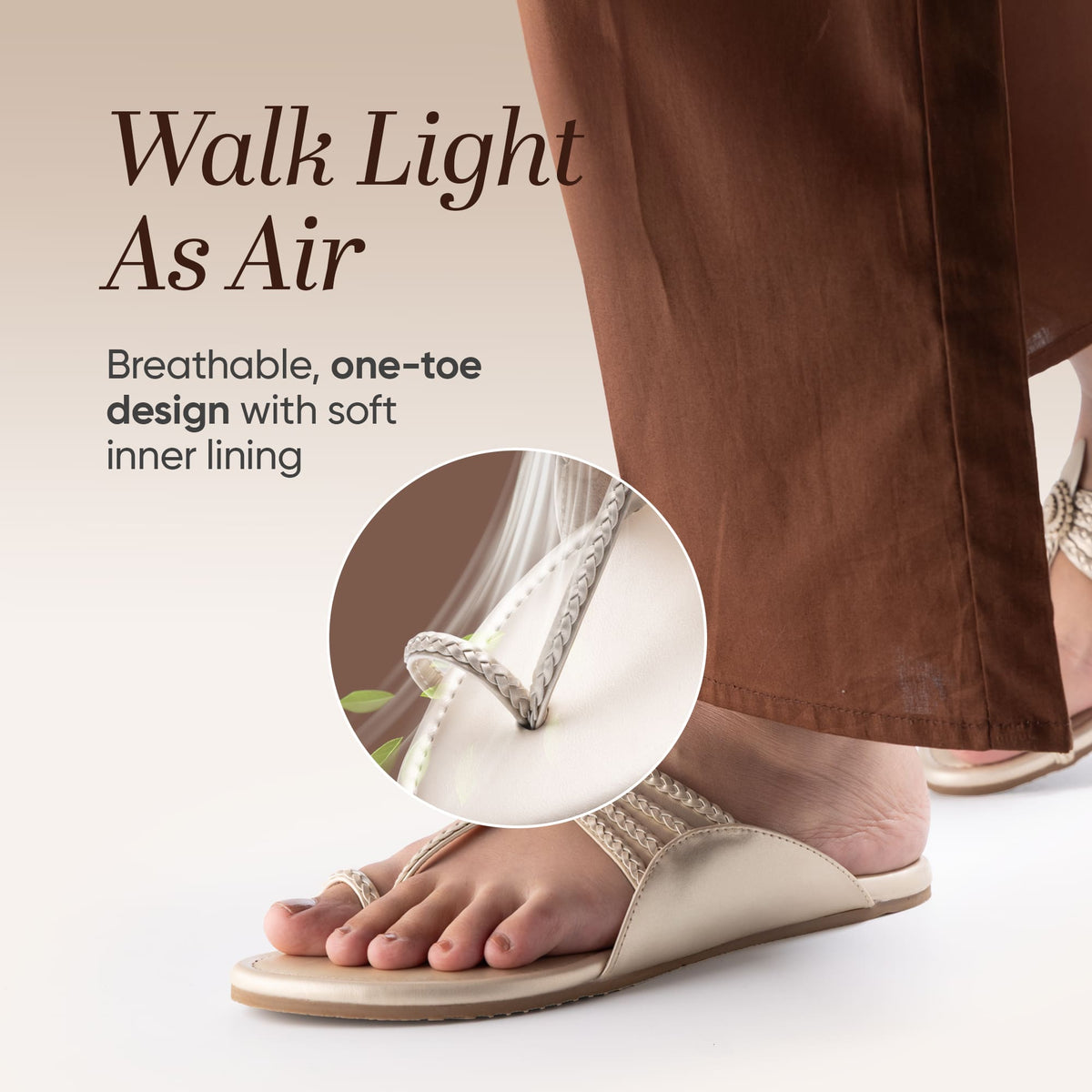 Frido Women's Ethnic Comfort Flat Sandal