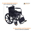 Frido FSC100 | Foldable Wheelchair