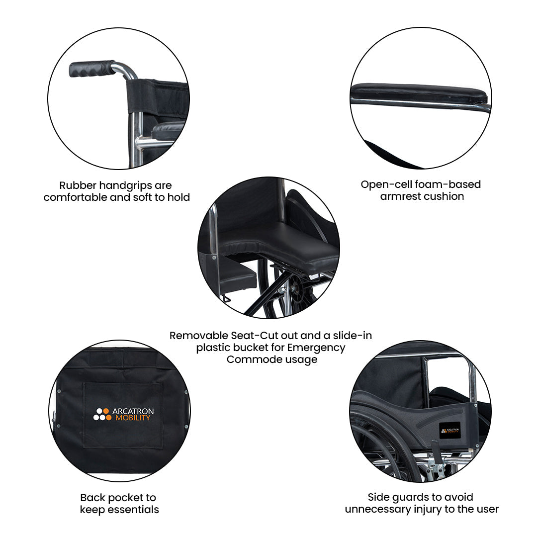 Frido FSC100 | Foldable Wheelchair