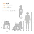 Frido FSS102 | Everyday Foldable Wheelchair