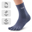 Frido Five Toe Socks - Solid