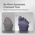 Frido Five Toe Socks - Solid