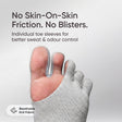 Frido Five Toe Socks - Solid