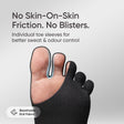 Frido Five Toe Socks - Solid
