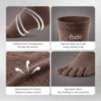 Frido Five Toe Socks - Solid