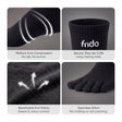 Frido Five Toe Socks - Solid