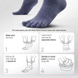 Frido Five Toe Socks - Solid