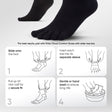 Frido Five Toe Socks - Solid