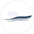 10x Better Shock Absorption