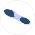 Dual-Zone Cushioning For Heel & Ball-of-foot