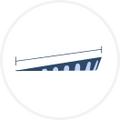 Slim Tapered End Design