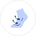 4-Point Ventilation for Cool & Dry Feet