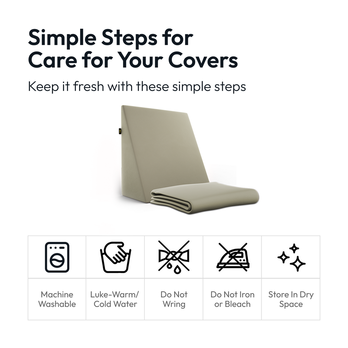 Frido Wedge Plus Cushion Cover