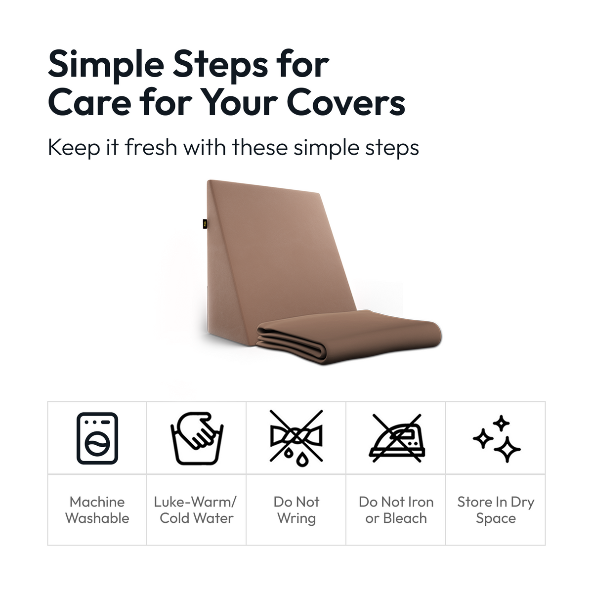 Frido Wedge Plus Cushion Cover