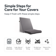 Frido Wedge Plus Cushion Cover
