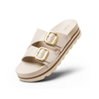 Frido Women's Arch Comfort Wedge Sandals - Buckle Strap
