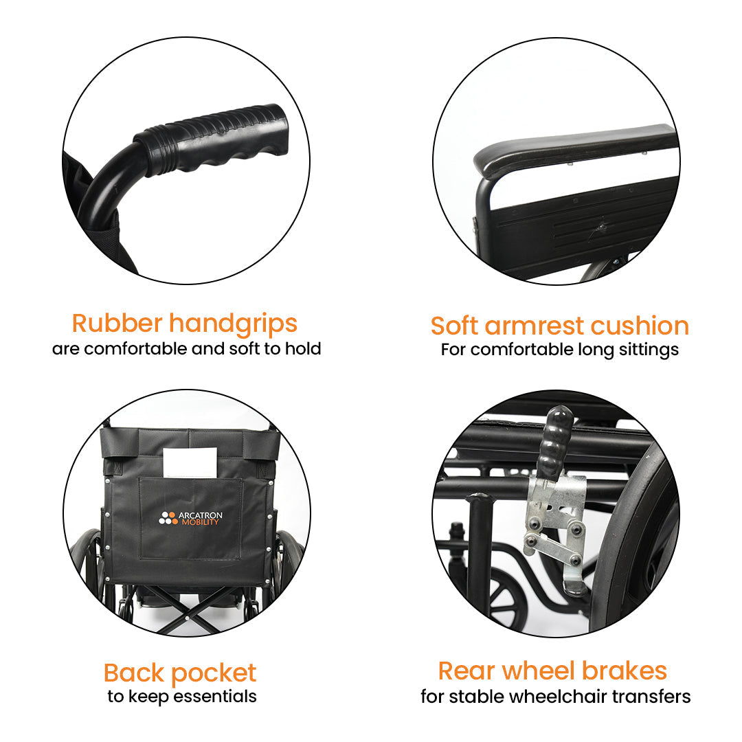 Frido FSS102 | Everyday Foldable Wheelchair
