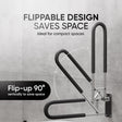 Frido Flip Up Grab Bar