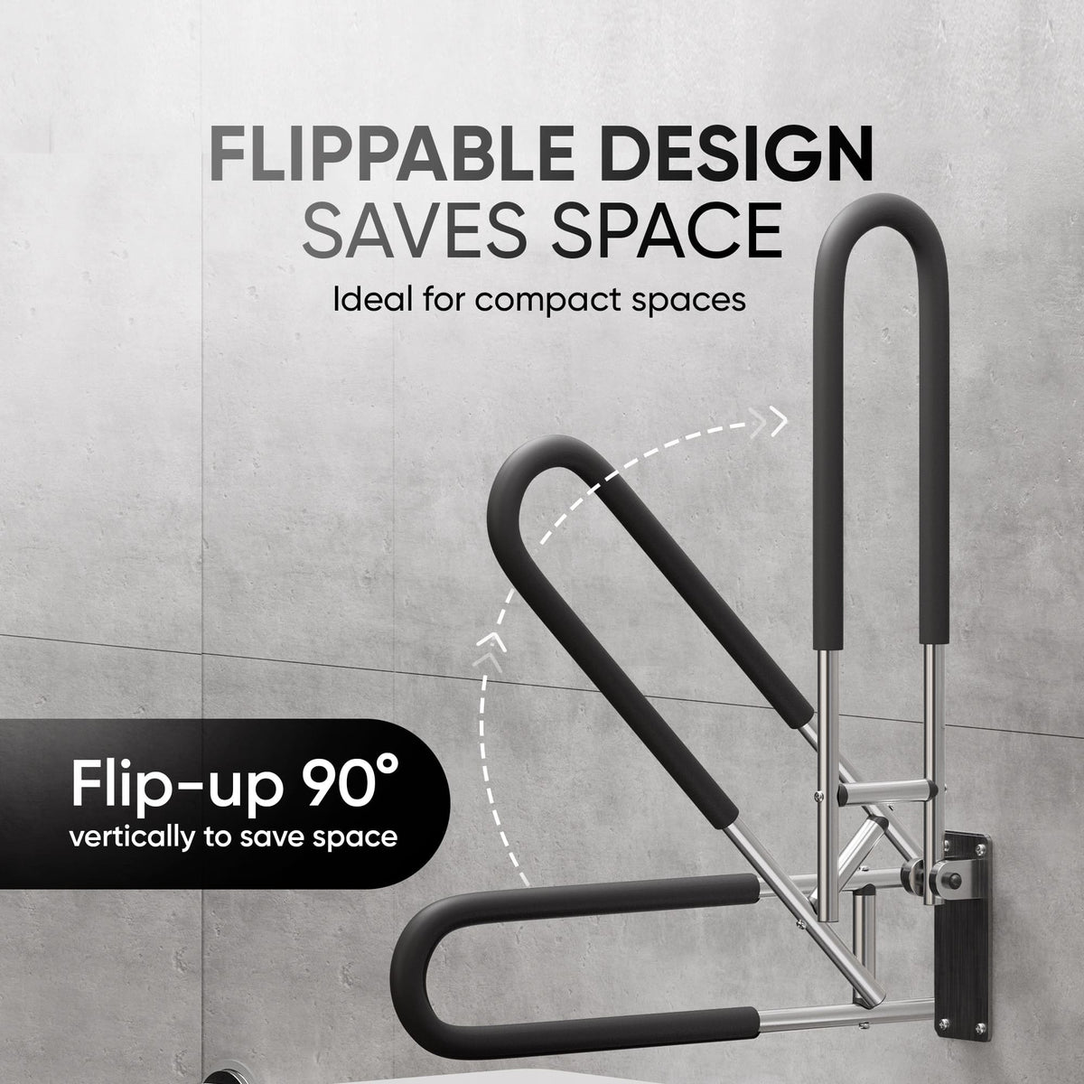 Frido Flip Up Grab Bar