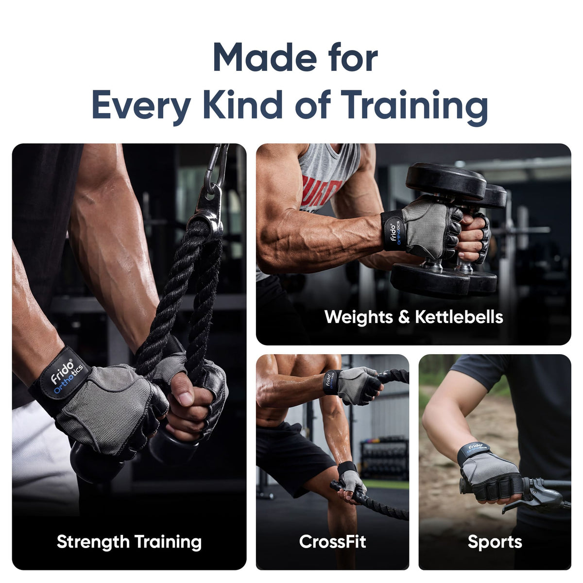 Frido Orthotics Comfort Gym Gloves