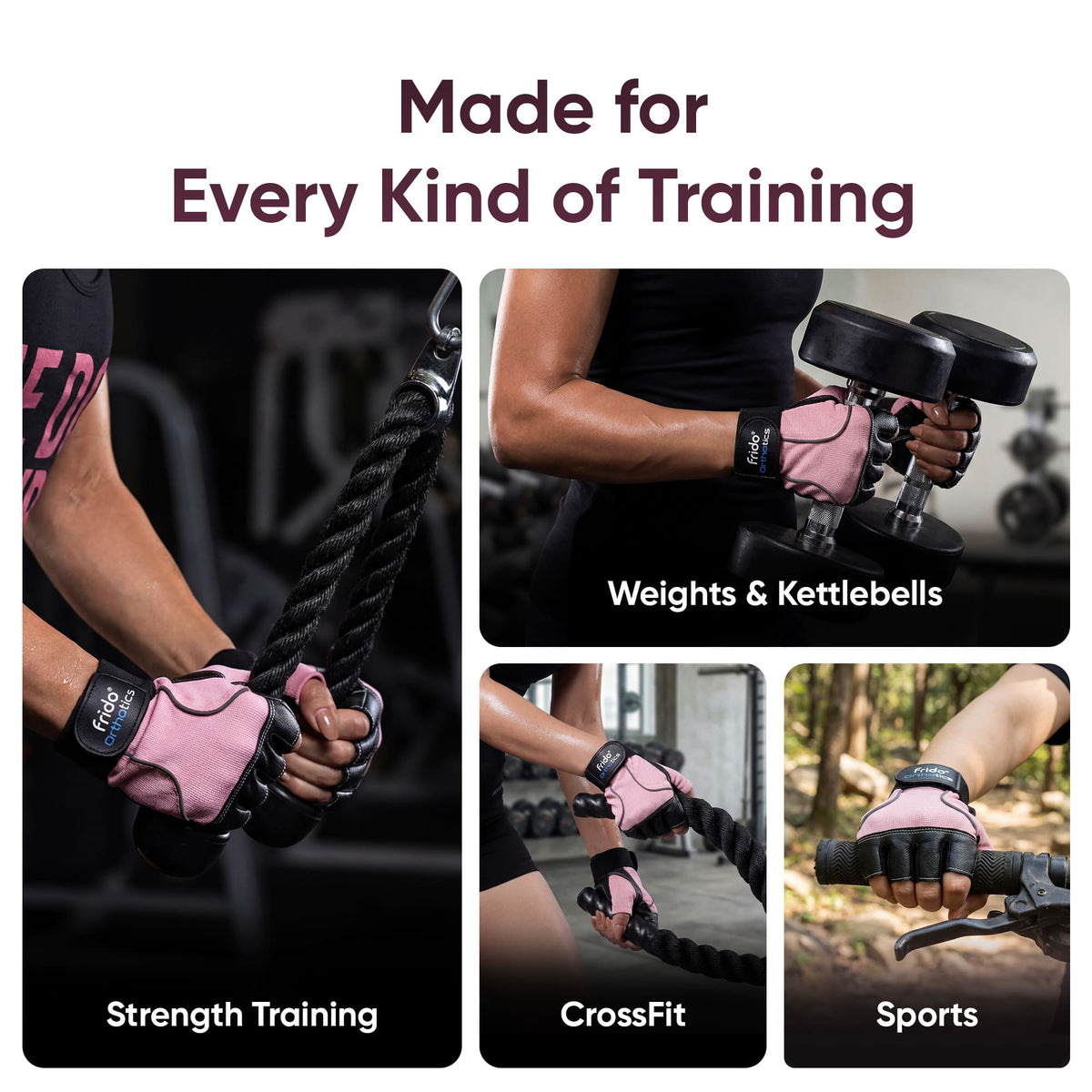 Frido Orthotics Comfort Gym Gloves