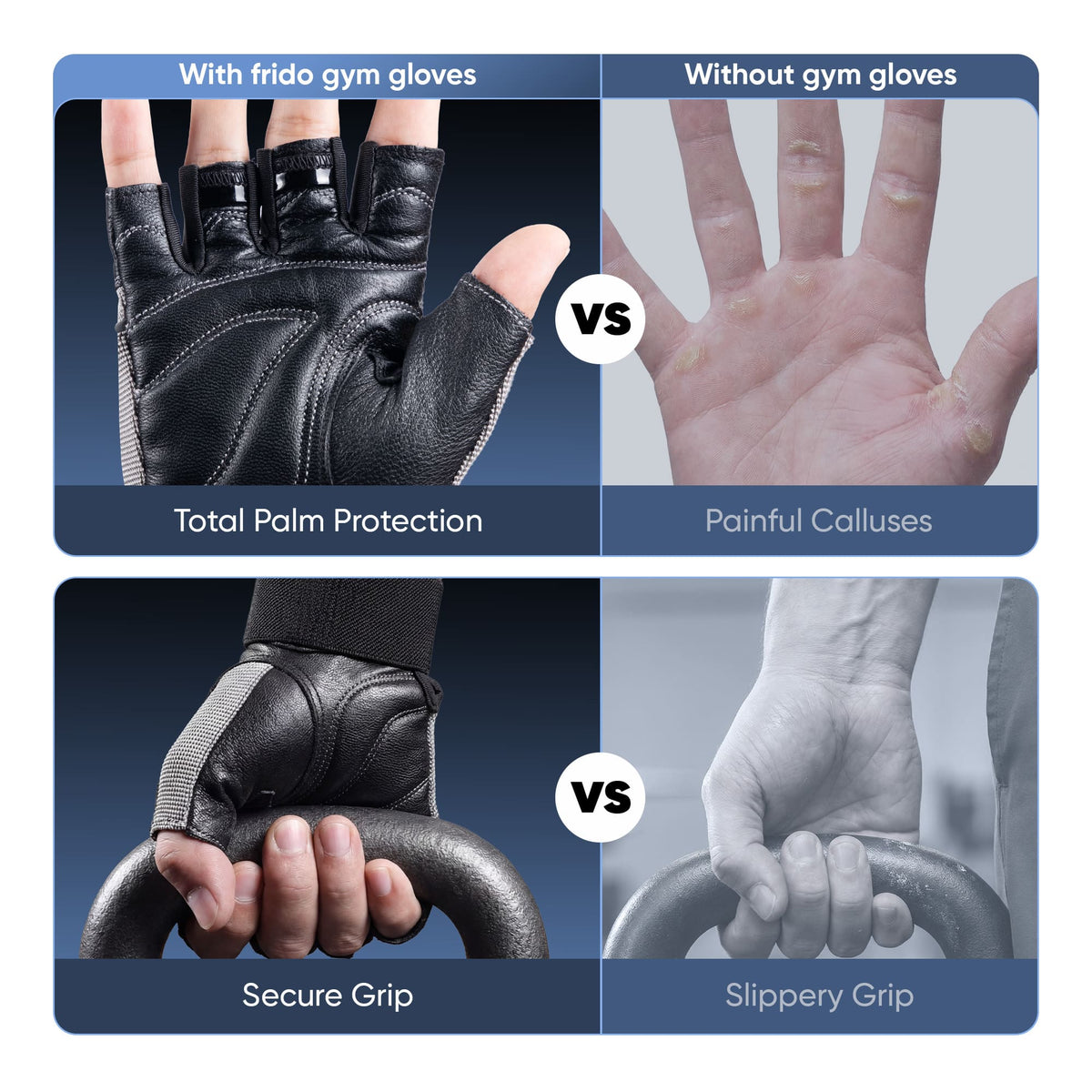 Frido Orthotics Comfort Gym Gloves
