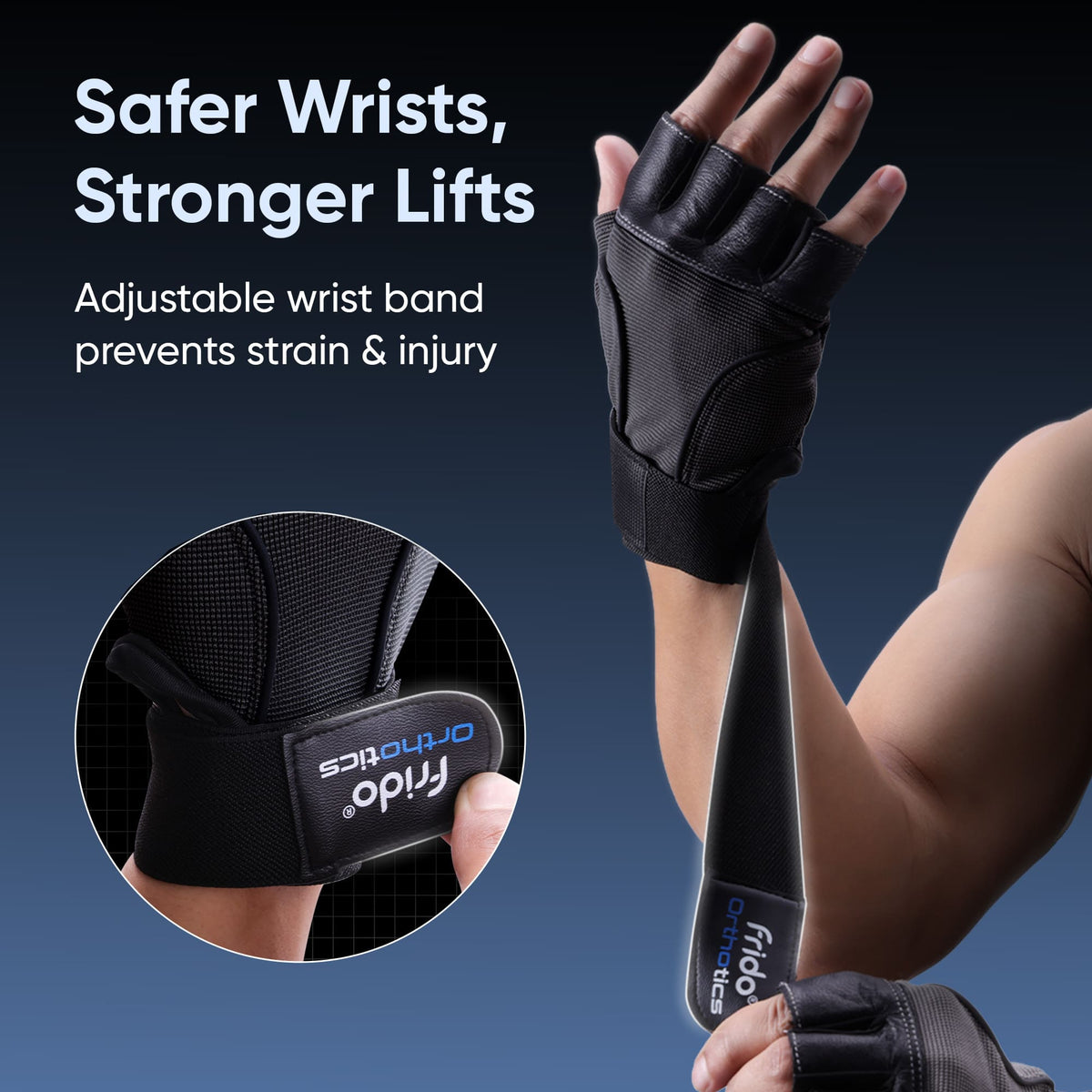 Frido Orthotics Comfort Gym Gloves