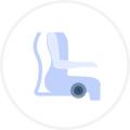 Waterfall Seat For  Thigh Support