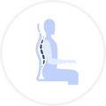 Supports Natural Spine Alignment