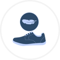 Lightweight Build  Reduces Foot Strain
