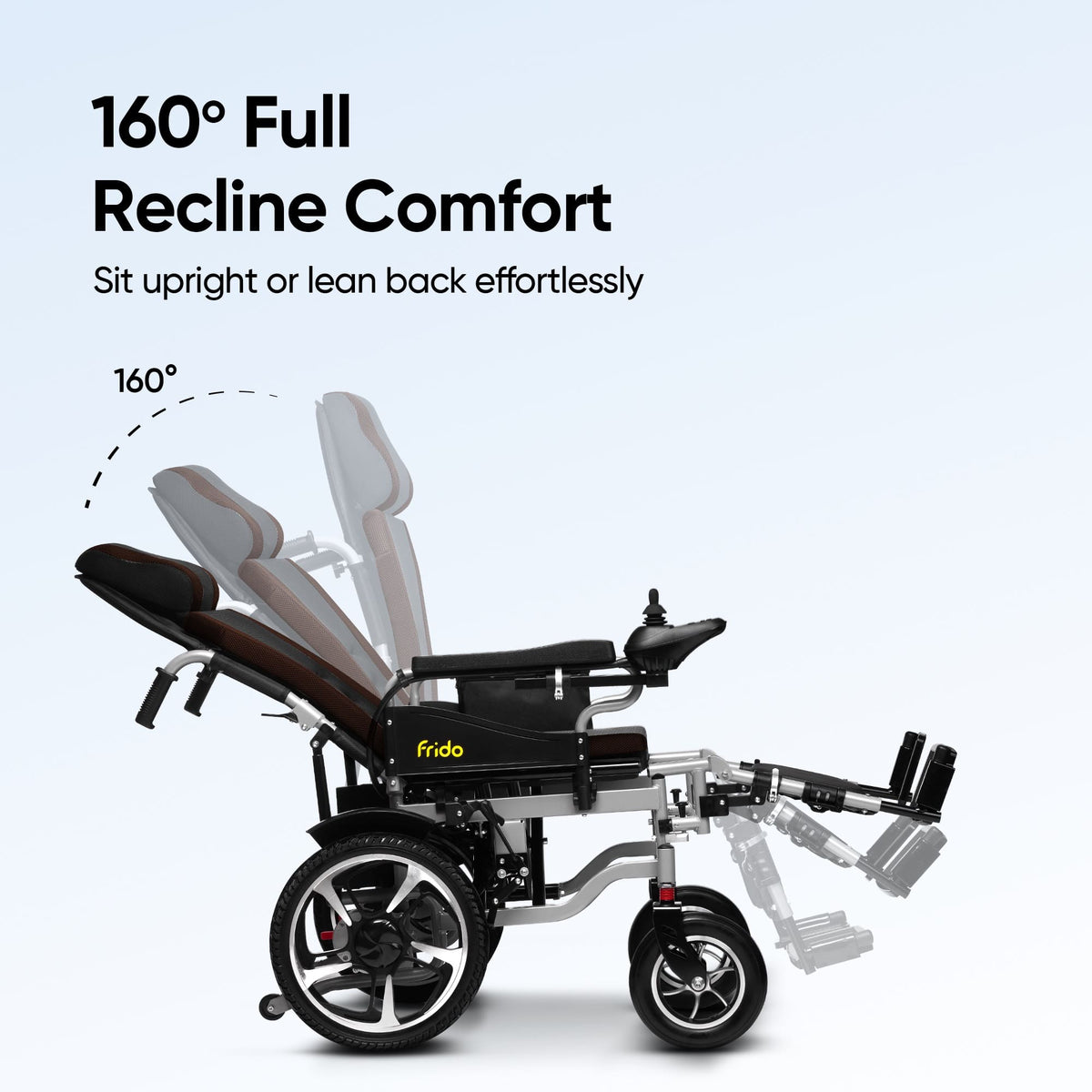 Frido Heavy Duty Recliner Electric Wheelchair