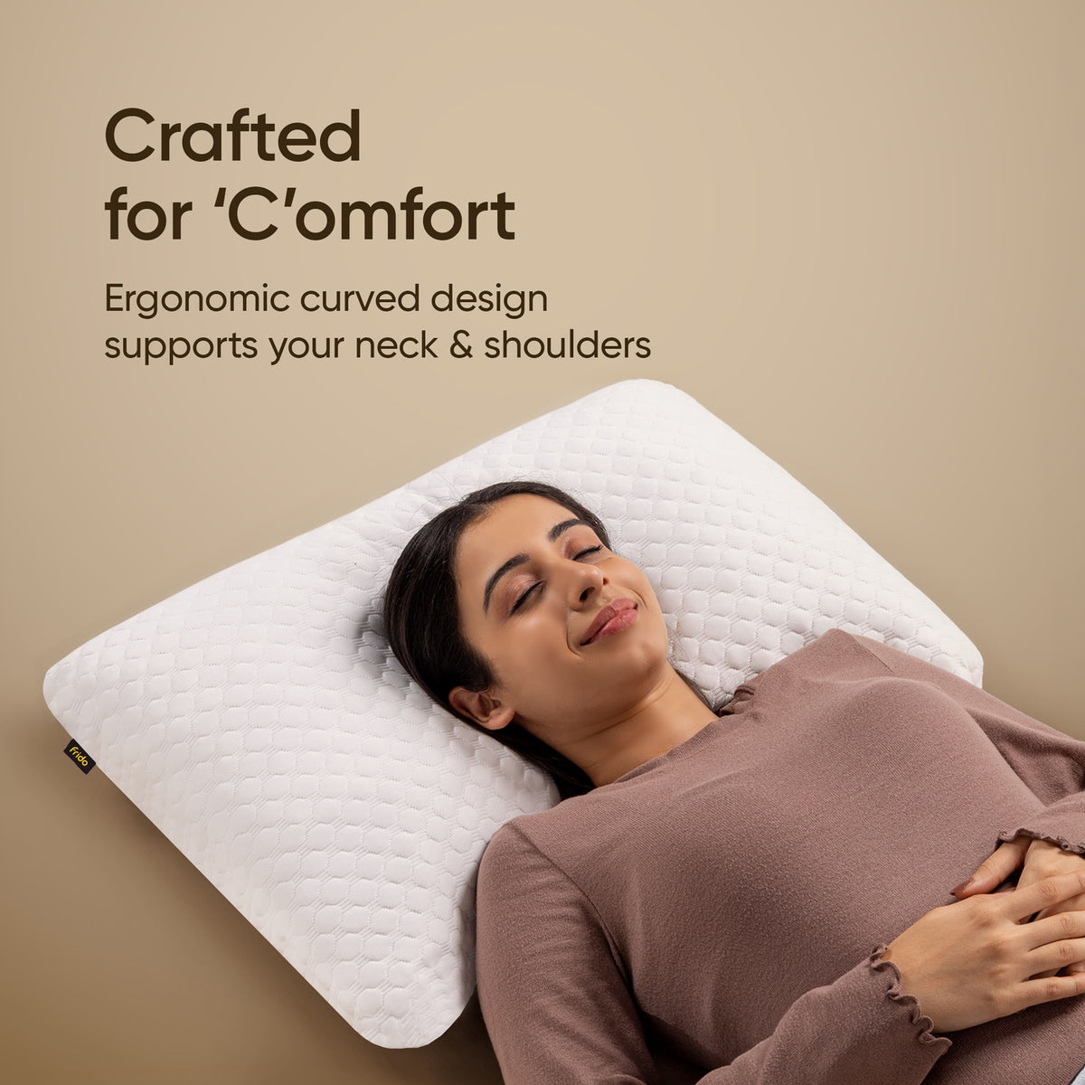 Frido Crescent Adjustable Pillow