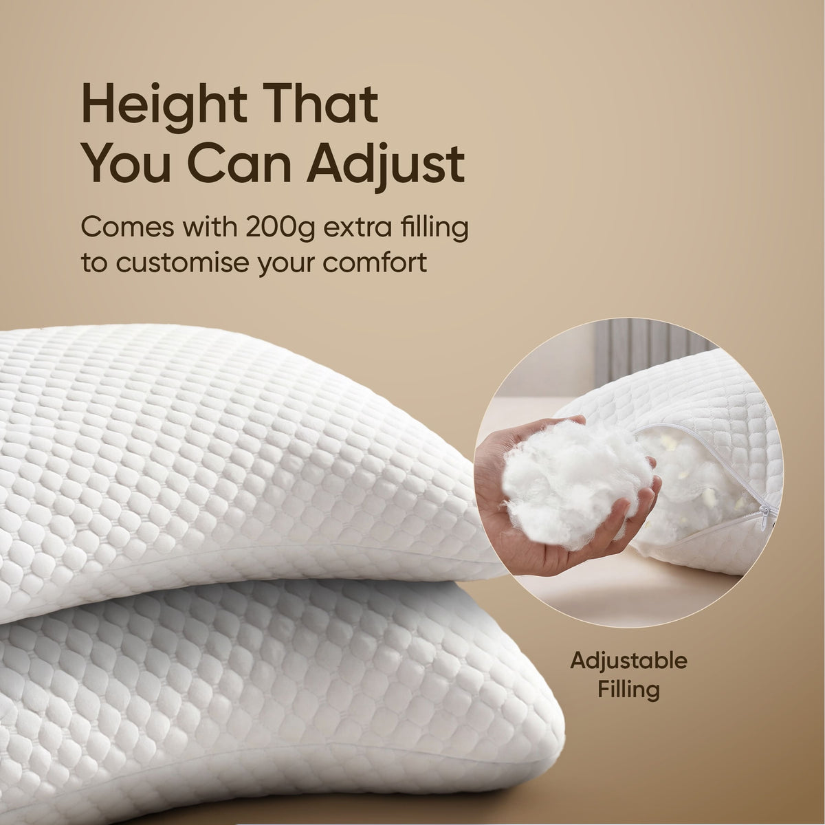 Frido Crescent Adjustable Pillow