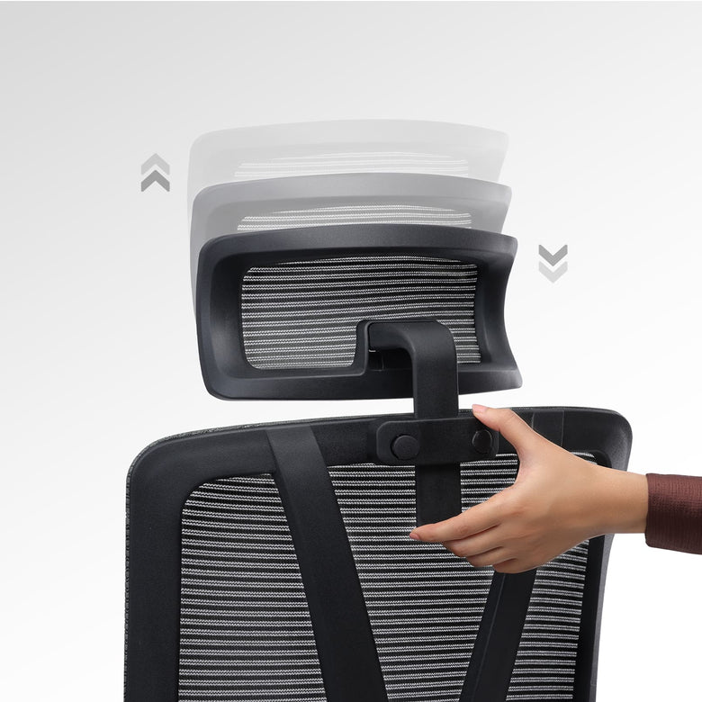 12-Level Adjustable Headrest For Optimal Neck Support