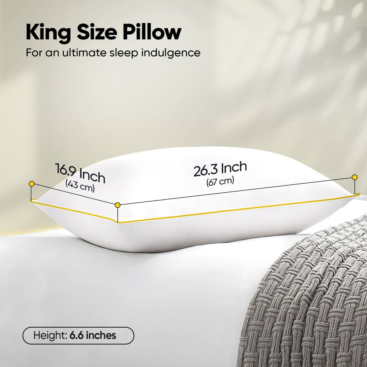 Frido Ultimate Cozy Classic Pillow