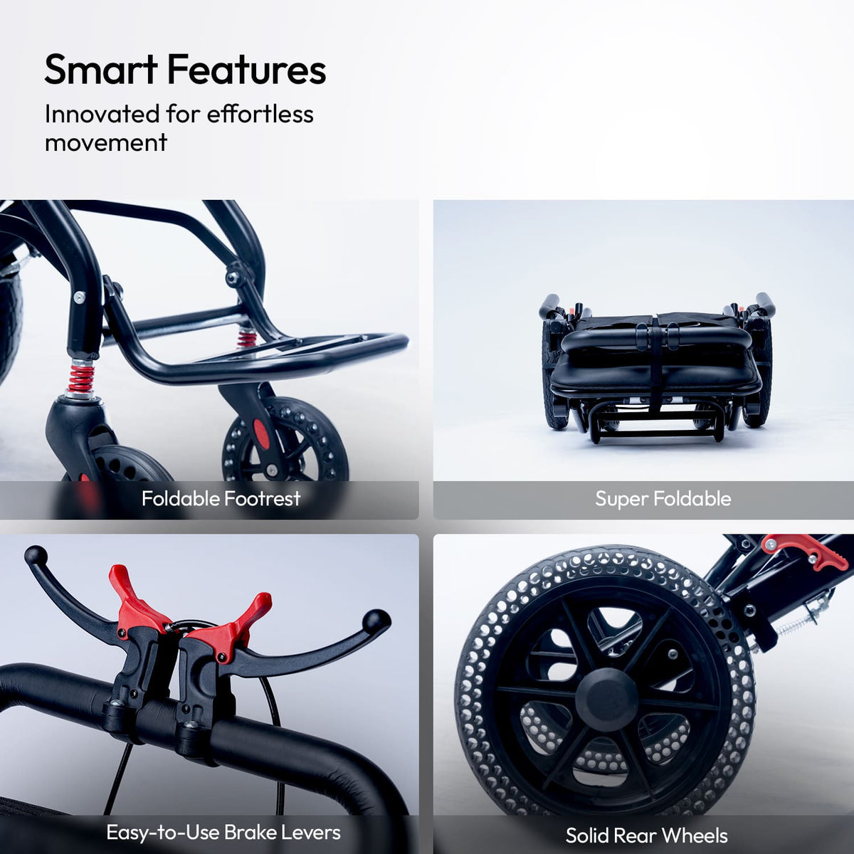 Frido Foldable Travel Wheelchair