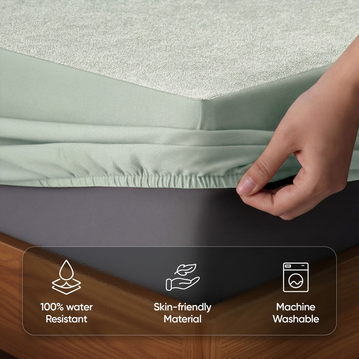 Frido Mattress Protector - Bamboo Terry Fabric