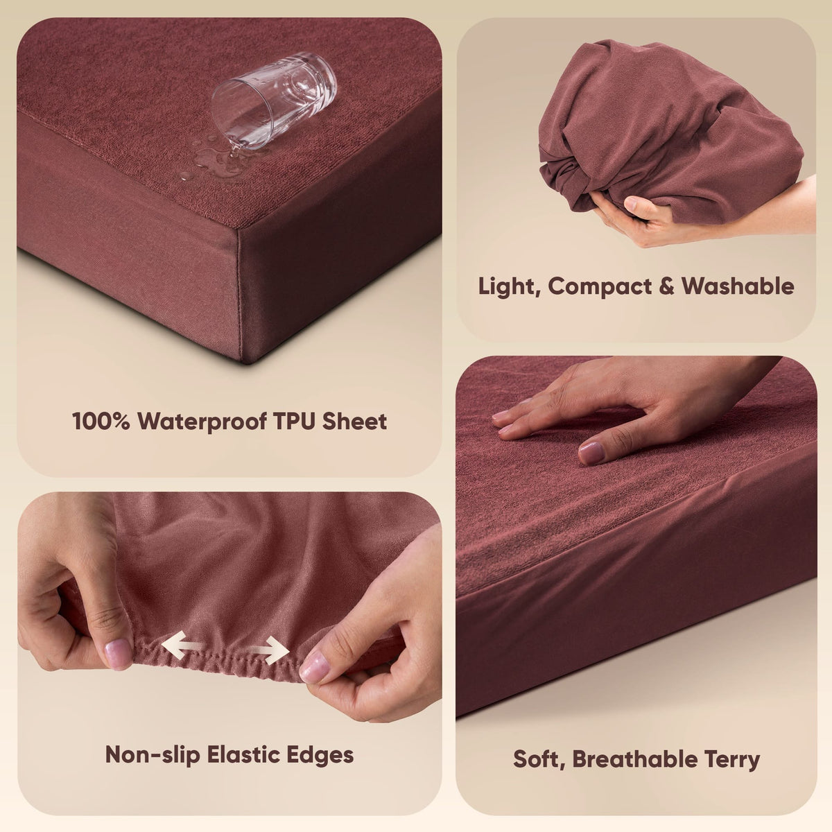 Frido Mattress Protector - Bamboo Terry Fabric