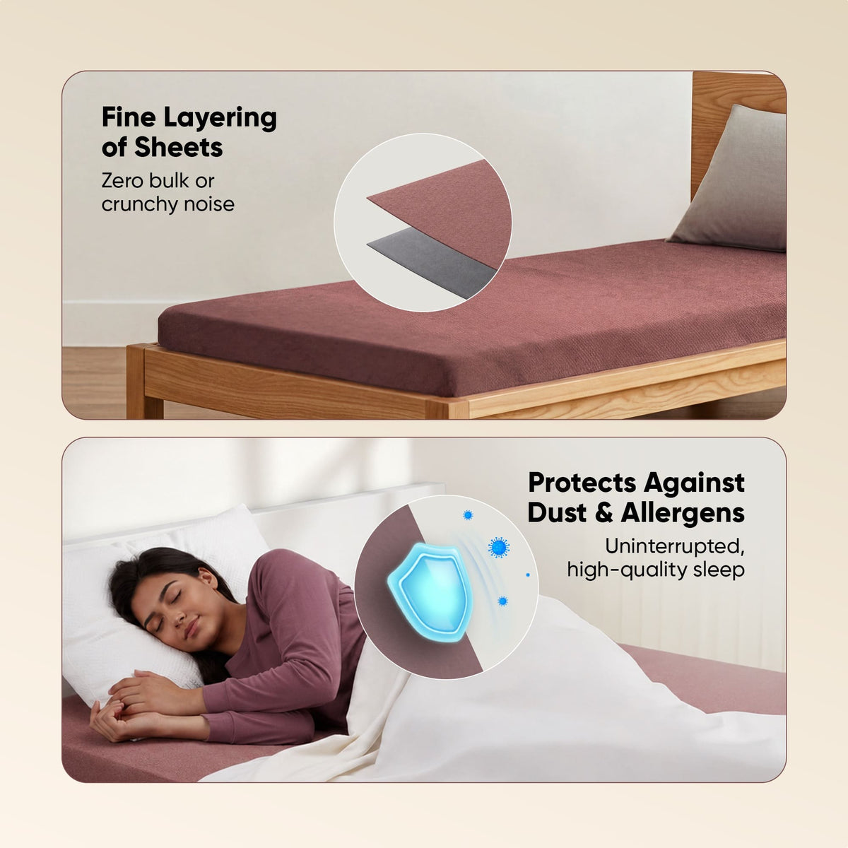 Frido Mattress Protector - Bamboo Terry Fabric