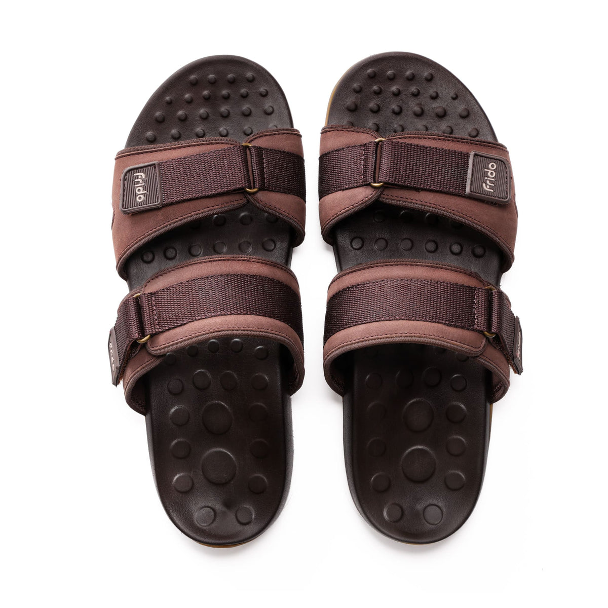 Frido Men's Orthotics Dual Strap Sandals