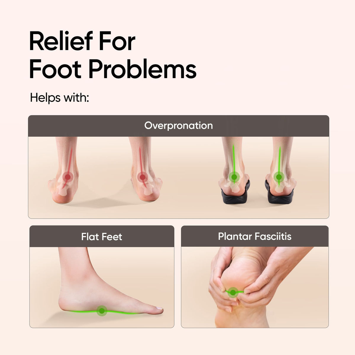 Frido Men's Orthotics Toe Ring Sandals