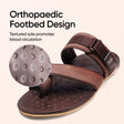 Frido Men's Orthotics Toe Ring Sandals