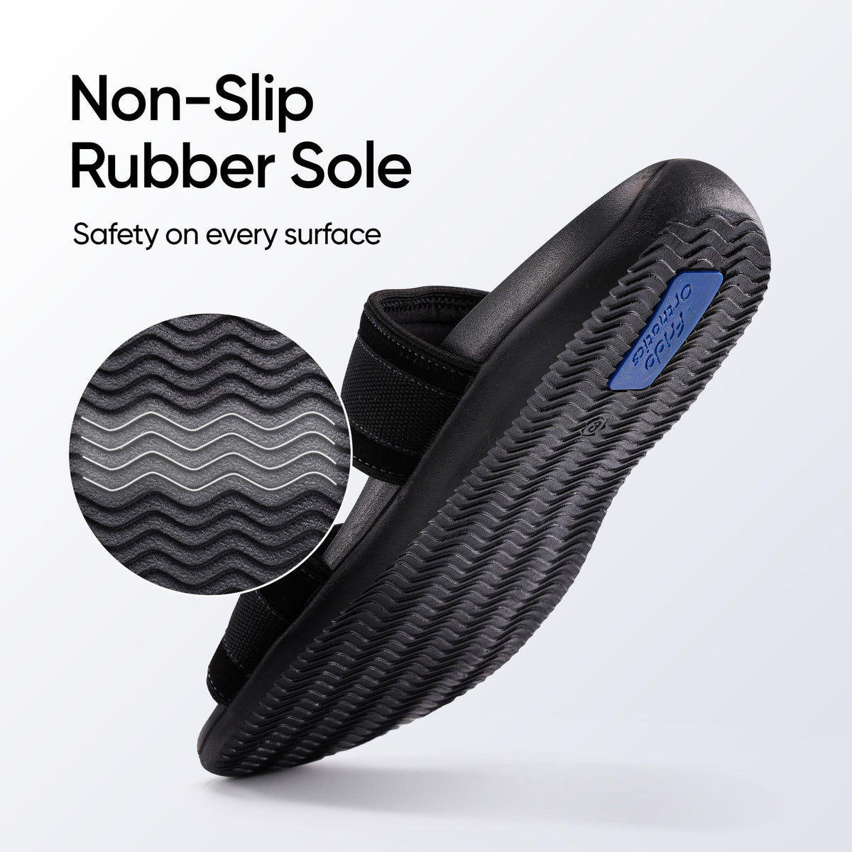 Frido Men's Orthotics Dual Strap Sandals
