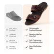 Frido Men's Orthotics Dual Strap Sandals