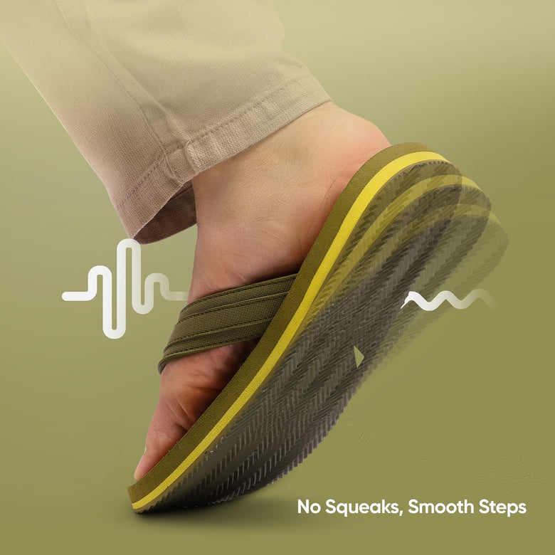Noise-Free Walking With Silent Sole Design