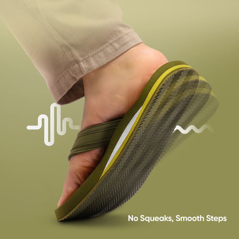 Noise-Free Walking With Silent Sole Design