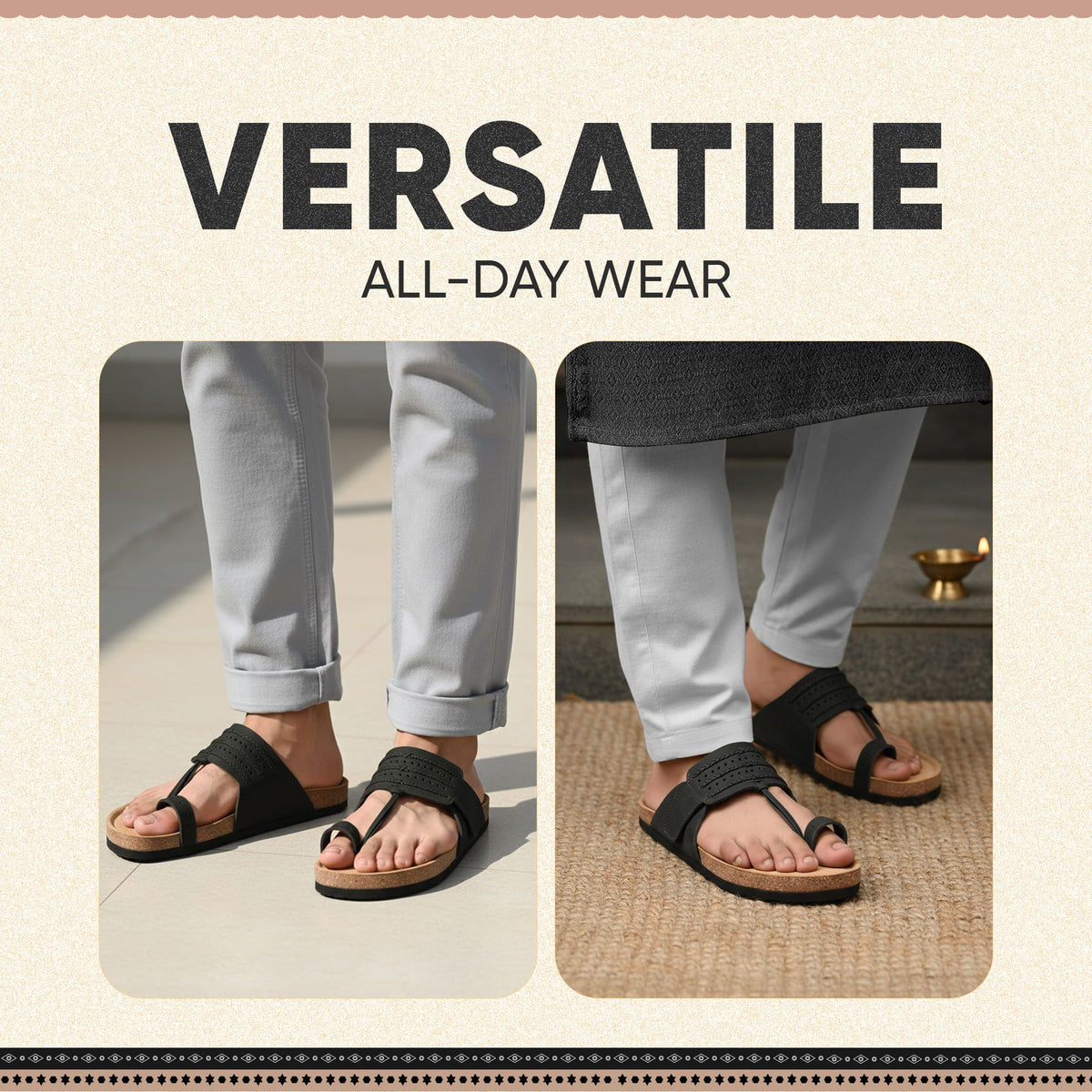 Frido Puneri Chappal - Men