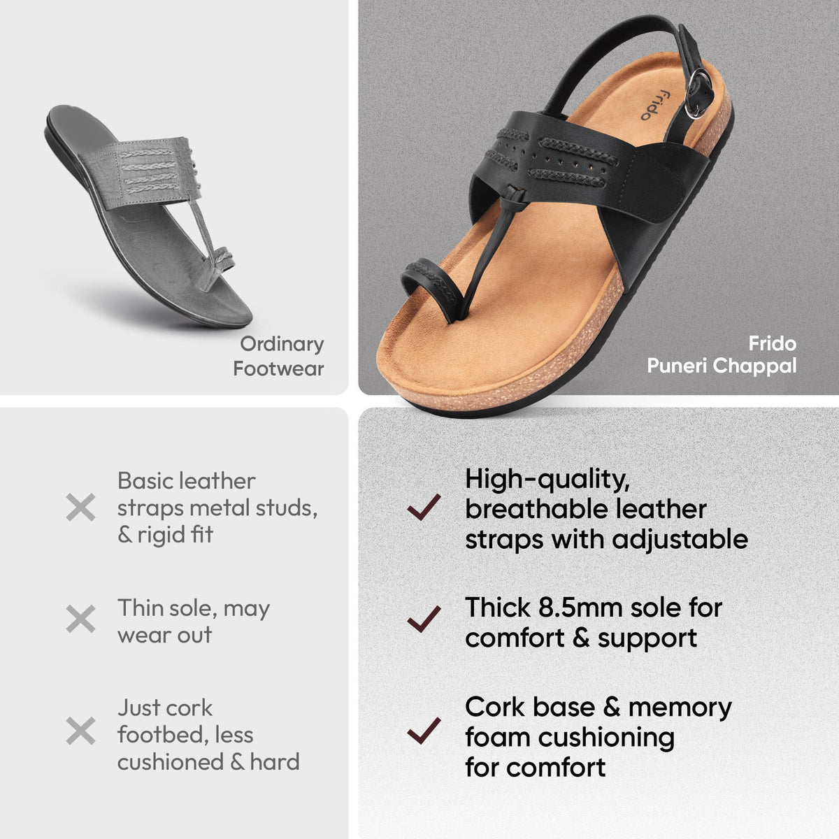 Frido Puneri Chappal - Women